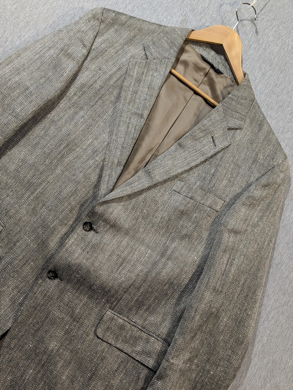 Jos. A. Bank 100% Silk Blazer Men's 46R Brown